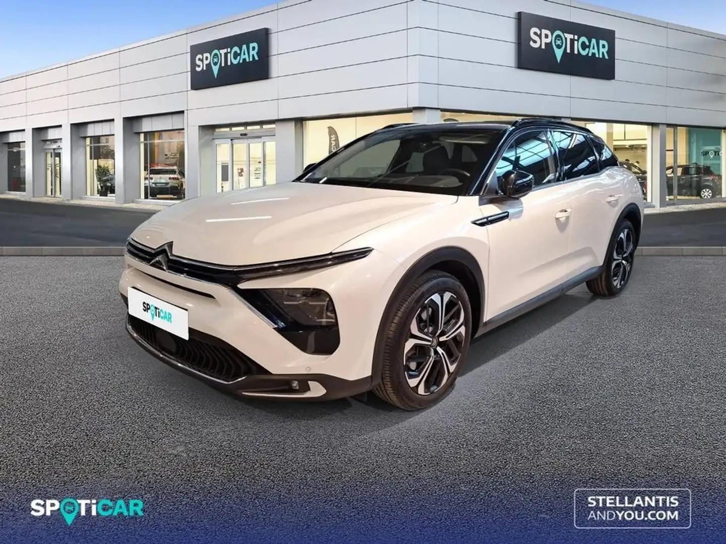 Citroen C5 X Hybrid Shine EAT8 225 Blanc - 1