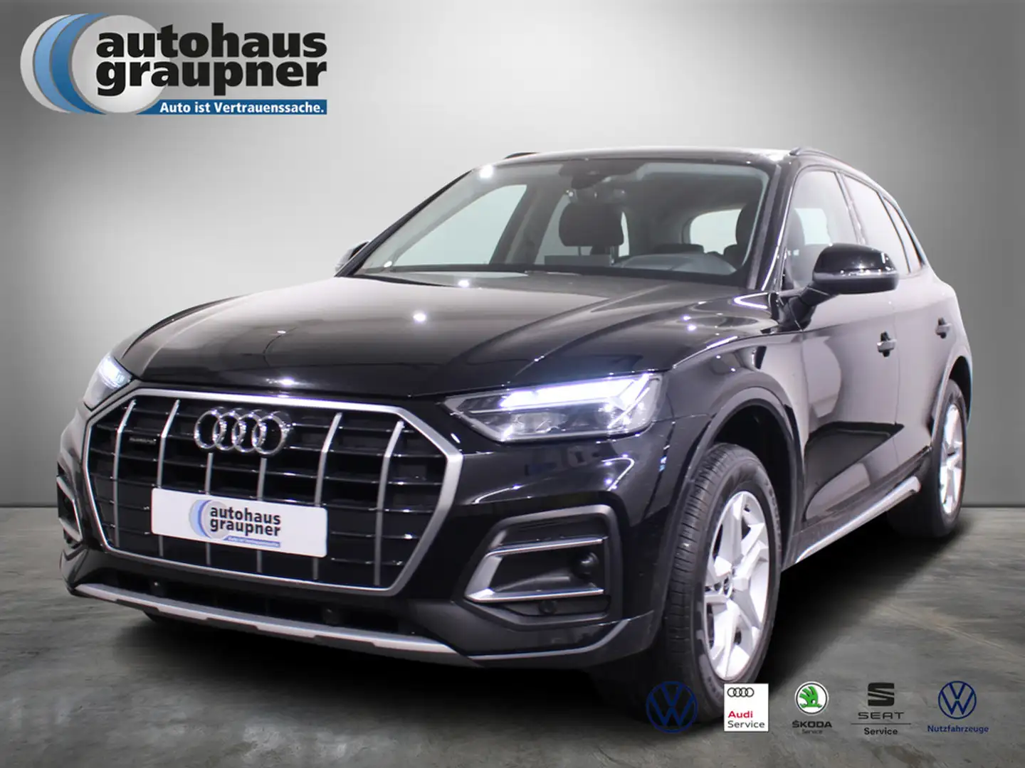 Audi Q5 40 2.0 TDI quattro advanced STANDHZ LED Zwart - 1