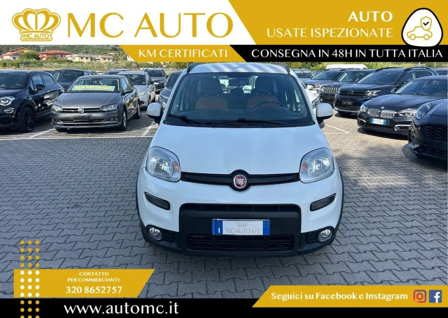 Fiat Panda 0.9 TwinAir Turbo Natural Power Trekking Bianco - 2