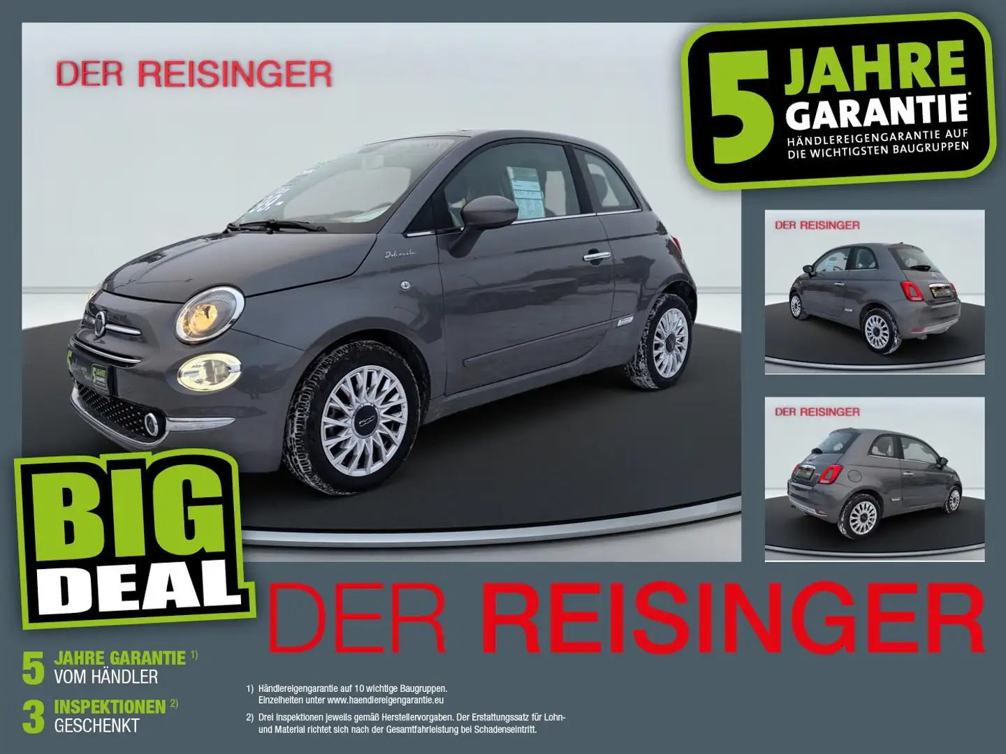 Fiat 500 Dolcevita Grau - 1