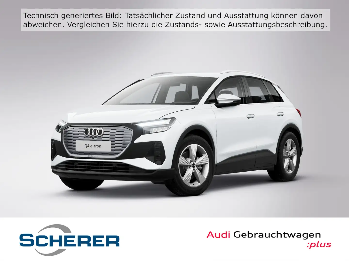 Audi Q4 e-tron 35 e-tron 125 kW SITZHZG PDC CONNECT Weiß - 1