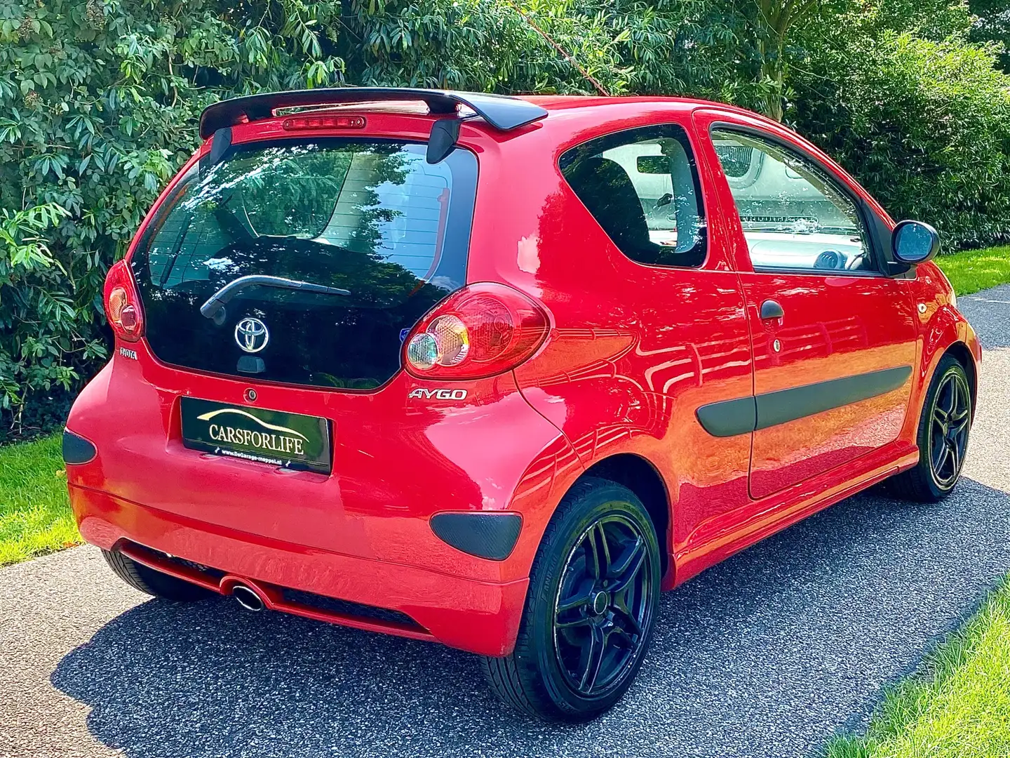 Toyota Aygo 1.0-12V |Airco|APK 21-05-2026 (Sport uitvoering) Rood - 2
