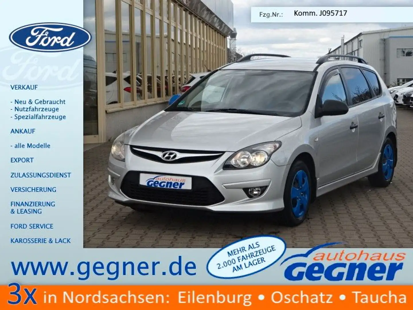 Hyundai i30 CW 1.4 Classic Klima AHK Silber - 1