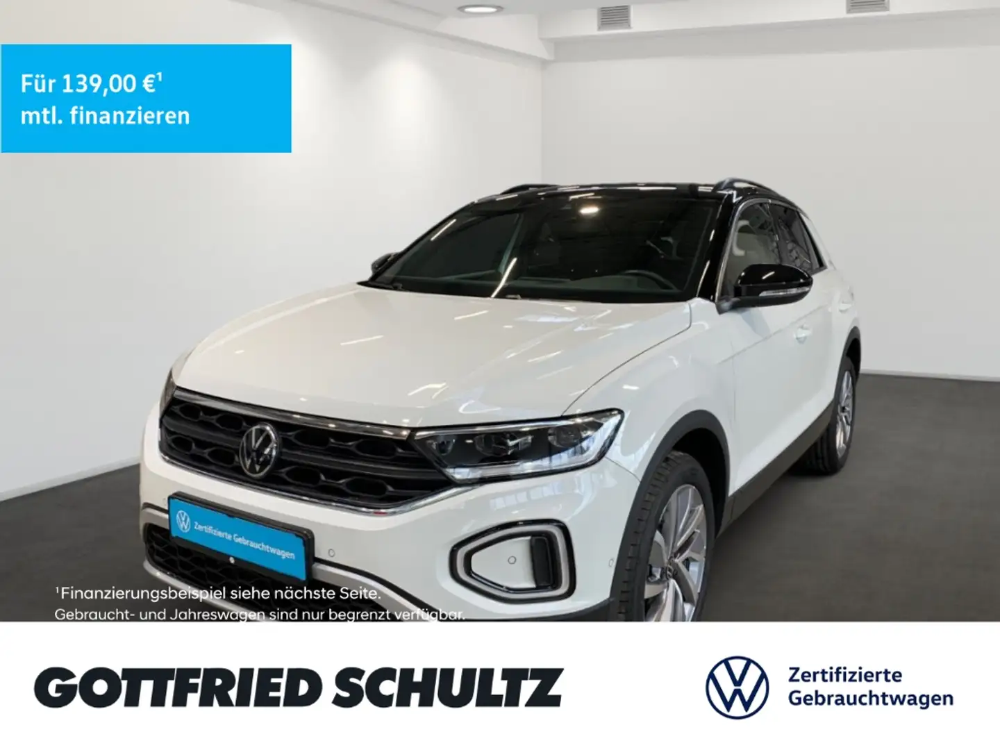 Volkswagen T-Roc GOAL TDI DSG AHK NAVI SITZHEIZUNG EINPARKHILFE Weiß - 1