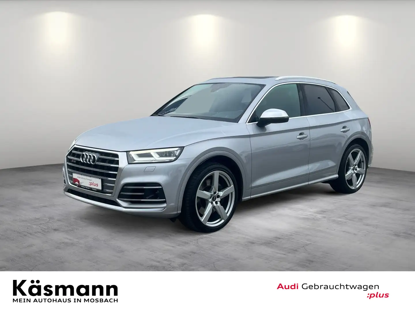 Audi SQ5 TDI quattro MATRIX AHK KAM PANO STDHZ B&O Ezüst - 2