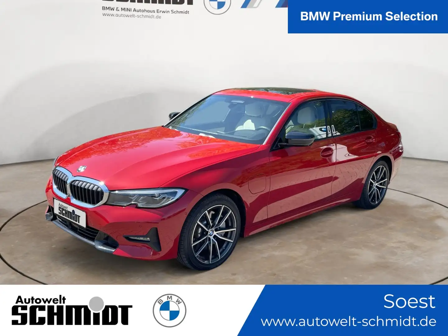 BMW 330 e xDrive Sport Line + 2Jahre-BPS.-GARANTIE Rouge - 1