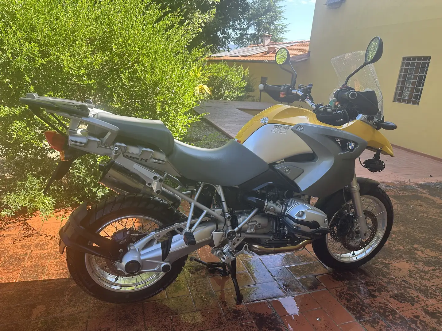 BMW R 1200 GS ABS manopole riscaldate antifurto valige bmw espan Giallo - 1