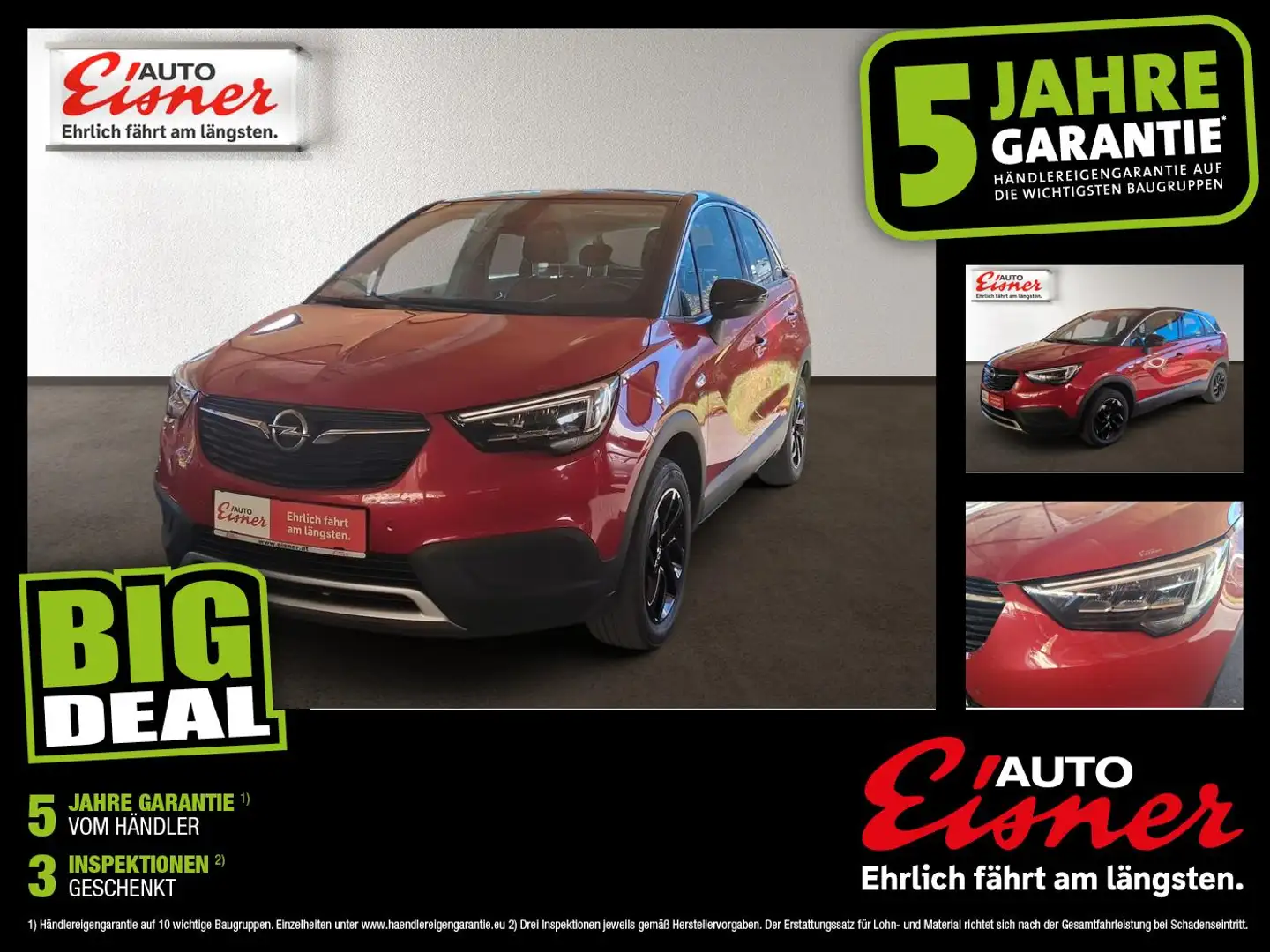 Opel Crossland X 1.2 TURBO ECOTEC Roşu - 1