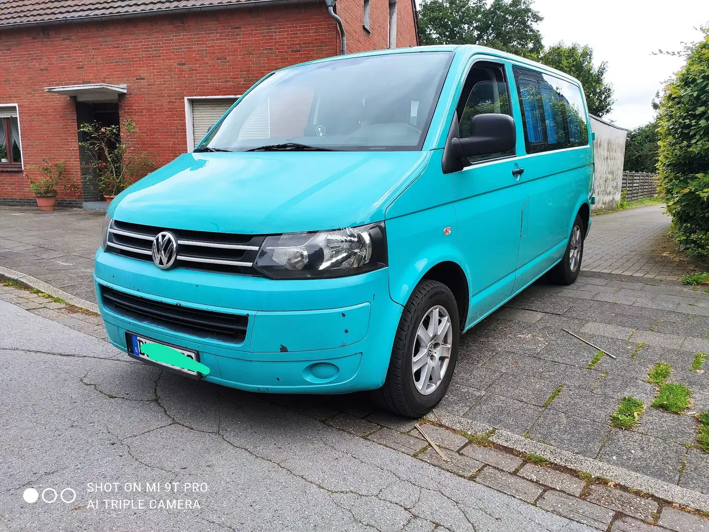 Volkswagen T5 Kombi Transporter/Kombi Mehrzweckfahrzeug Grün - 2