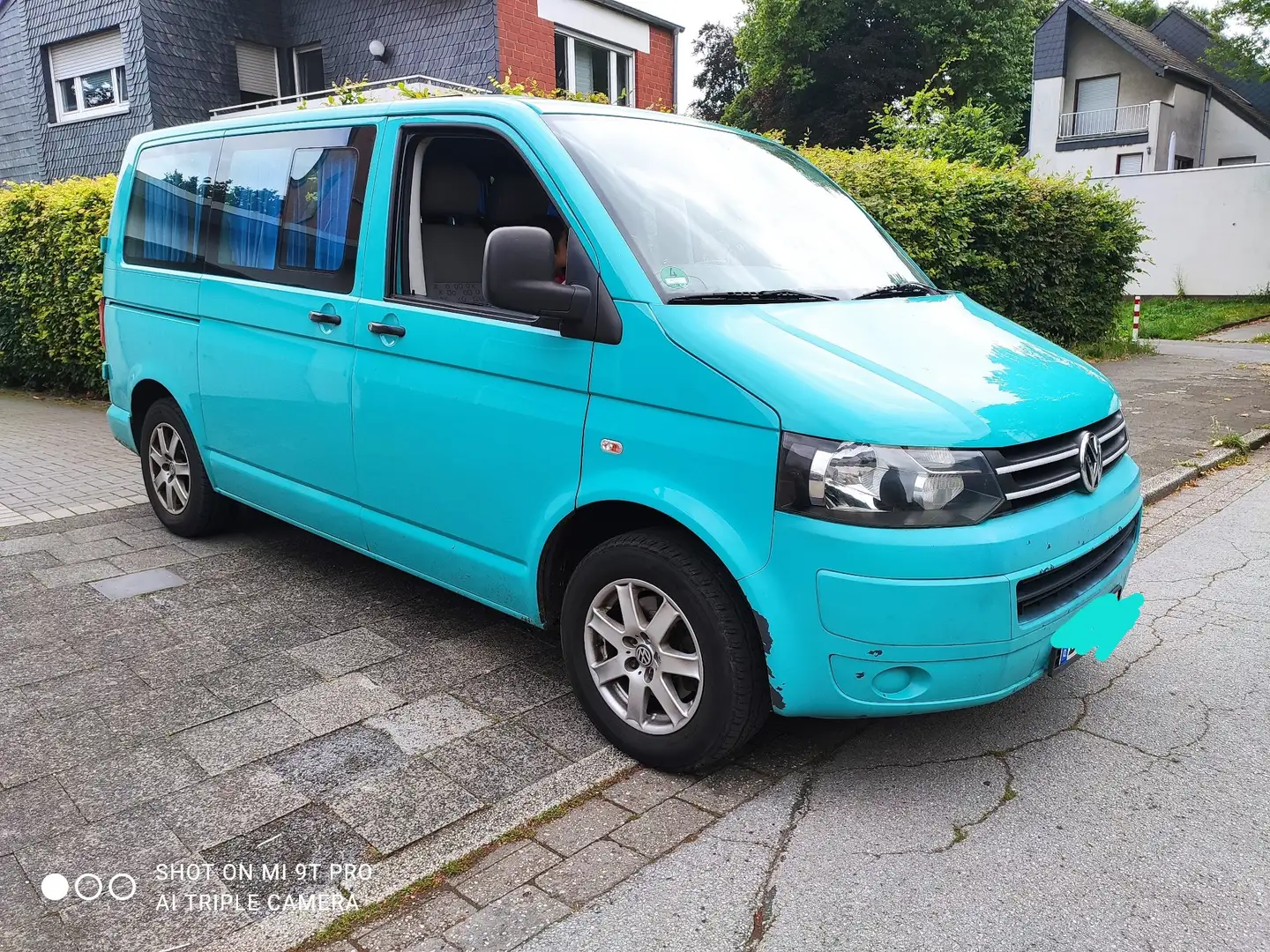 Volkswagen T5 Kombi Transporter/Kombi Mehrzweckfahrzeug Grün - 1