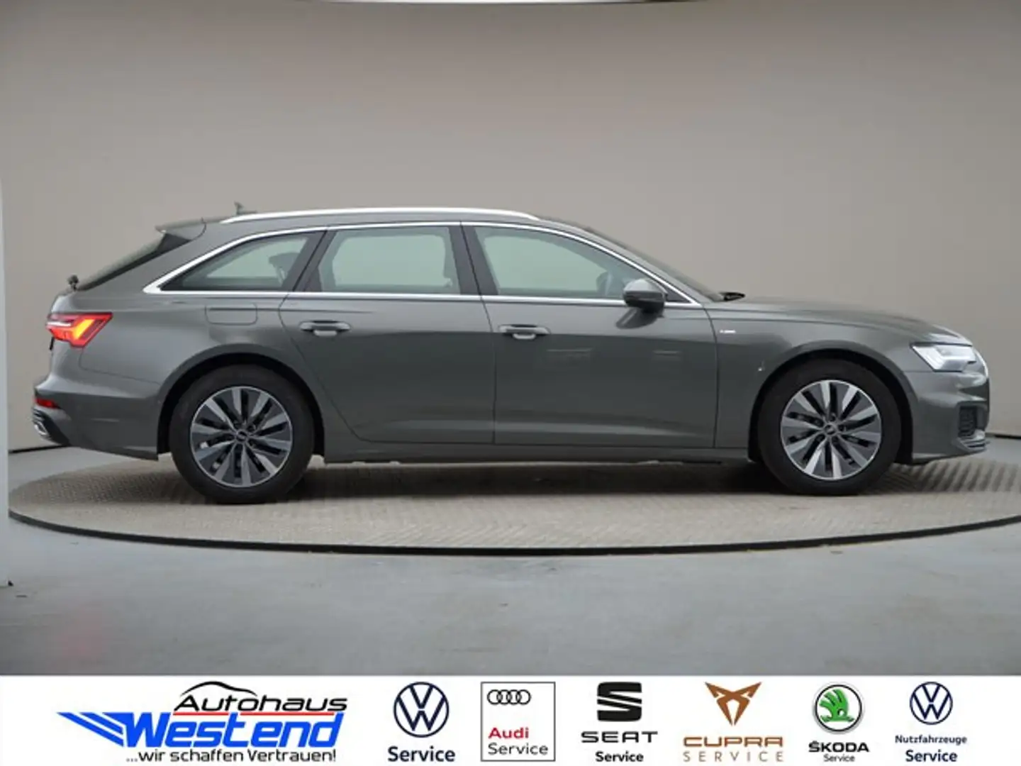 Audi A6 Avant design 45 TDI 180kW qu. S tr. HDMatrix Leder Grau - 2