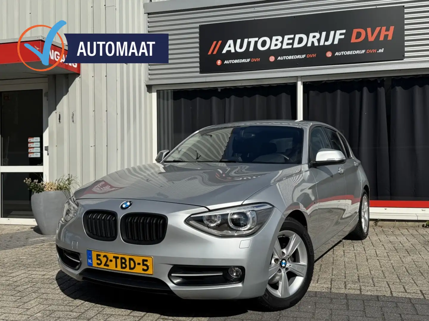 BMW 118 1-serie 118i Sport | AUTOMAAT | CRUISE | AIRCO | N Gris - 1