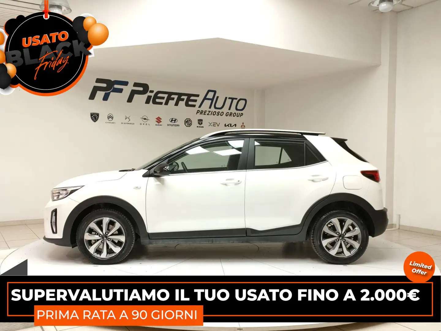 Kia Stonic - Stonic 1.0 T-GDi 100 CV MHEV iMT Style Bianco - 2