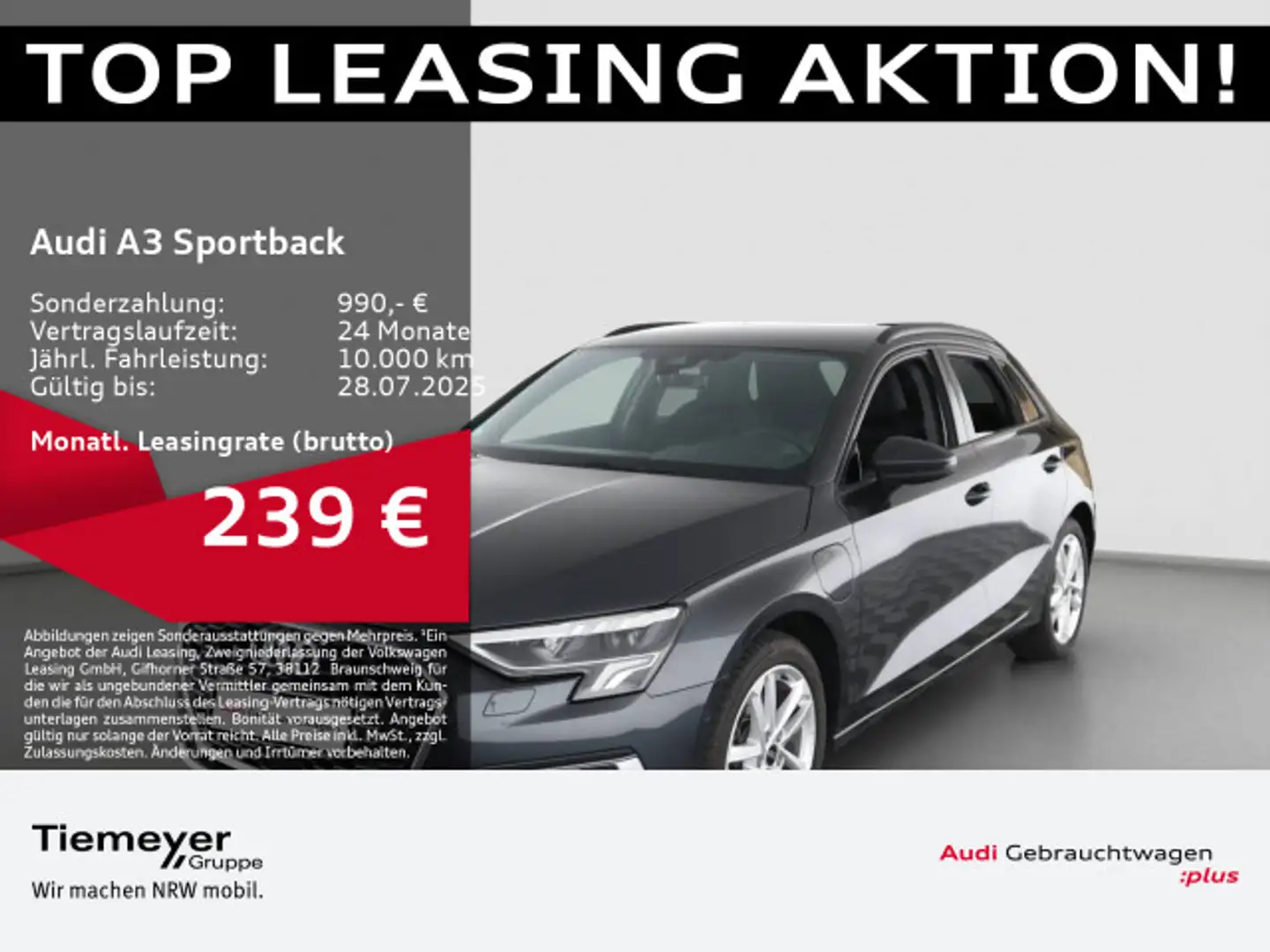 Audi A3 40 TFSIe ADVANCED LED ASSIST KAMERA Grau - 1