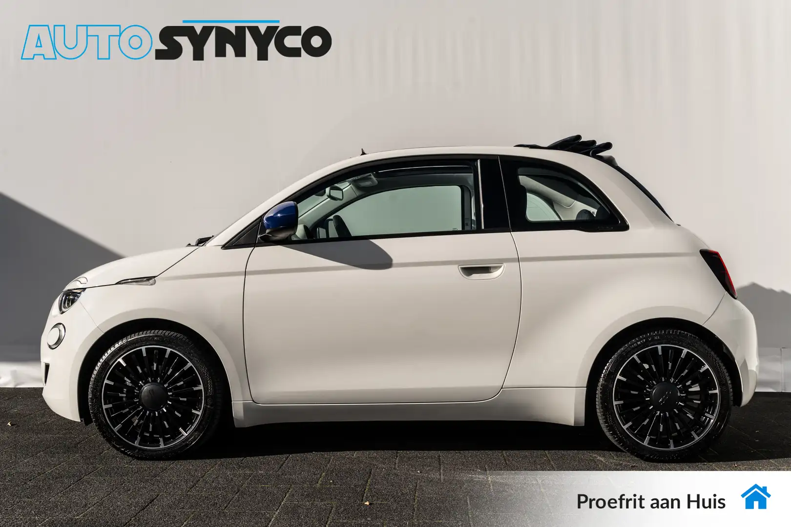 Fiat 500C 500 e Icon 42 kWh | Cabrio | 17 inch LMV | LED | C Blanc - 2
