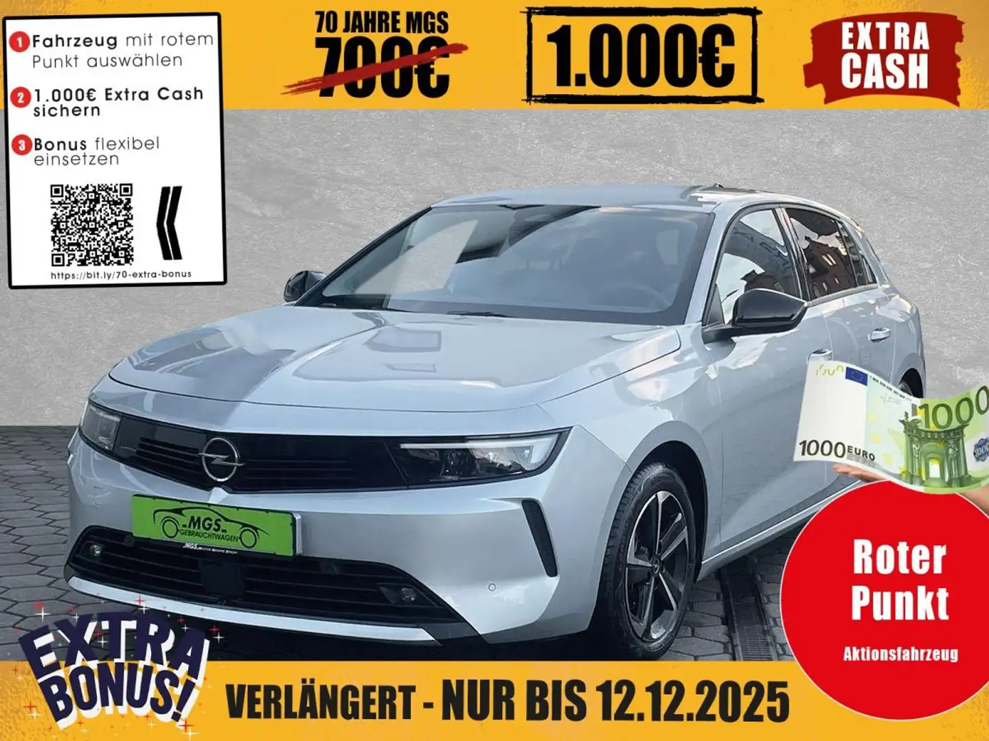 Opel Astra 1.2 Turbo #KAMERA #METALLIC #SHZ Zilver - 1