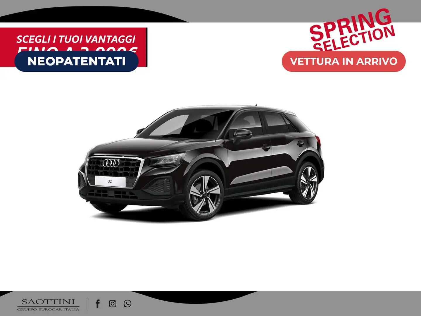 Audi Q2 30 2.0 TDI Admired S tronic Nero - 1