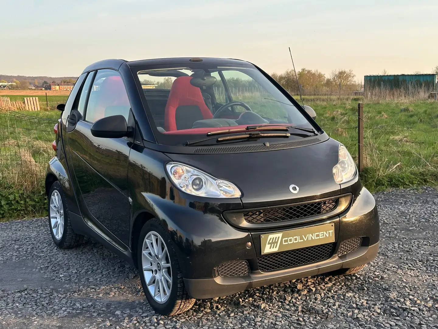 smart forTwo Cabrio 0.8 cdi - AIRCO -  AUTOMATIQUE Noir - 2