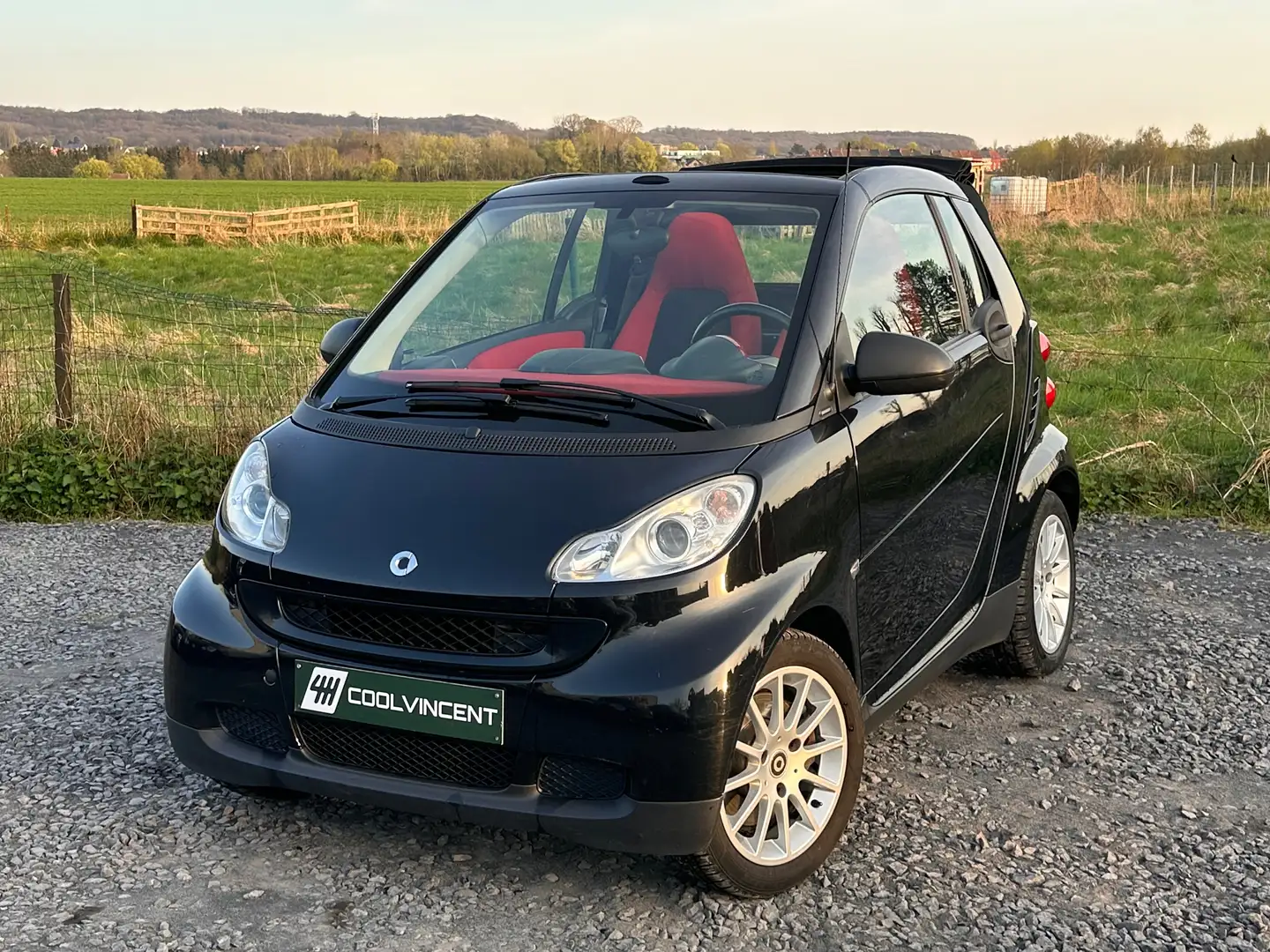 smart forTwo Cabrio 0.8 cdi - AIRCO -  AUTOMATIQUE Noir - 1