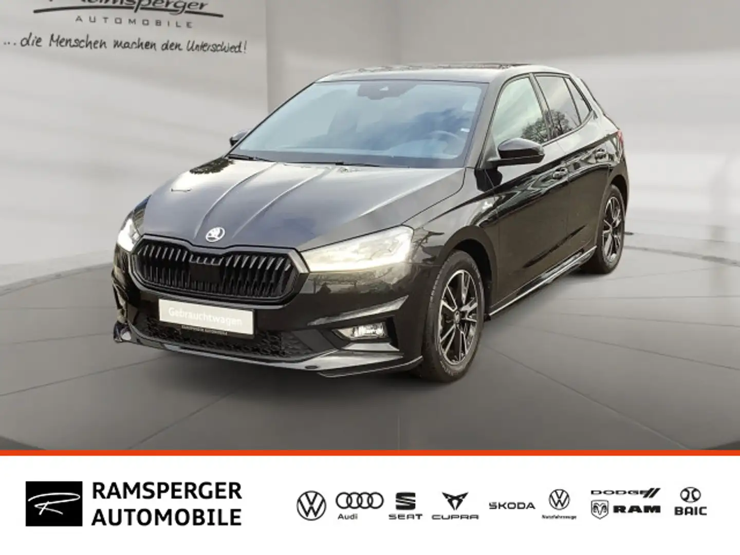 Skoda Fabia 1.0 TSI DSG Monte Carlo GRA LED APP Kamera Schwarz - 1