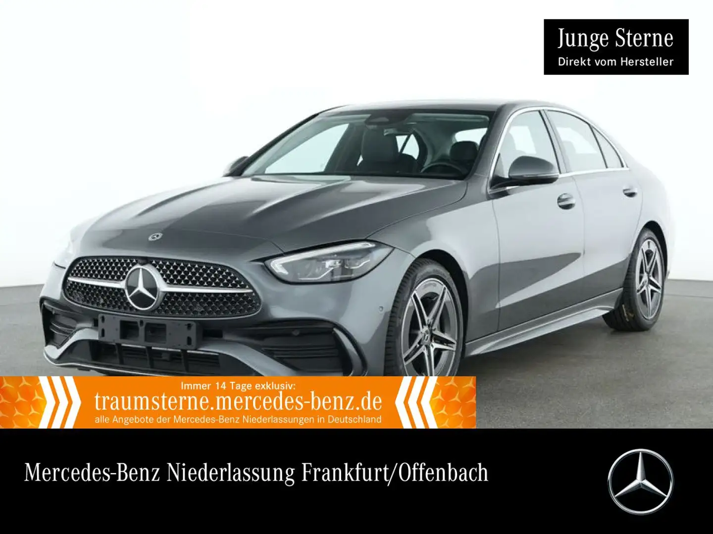 Mercedes-Benz C 200 AMG+LED+KAMERA+TOTW+KEYLESS+9G Gris - 1