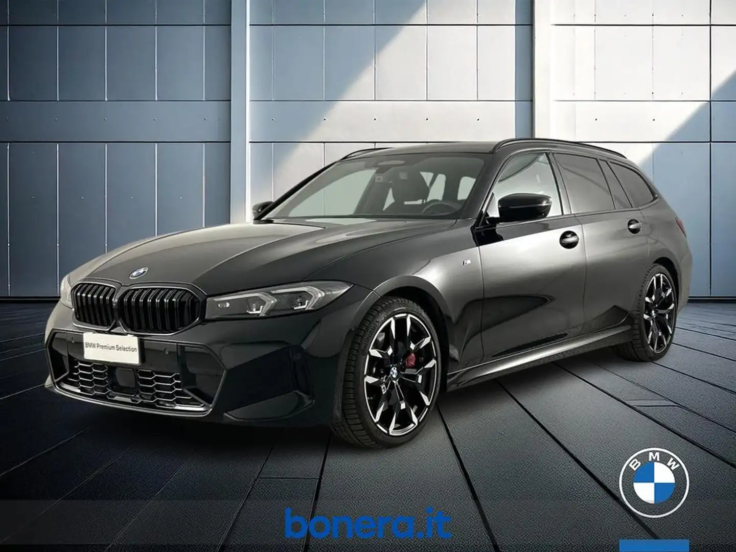 BMW 320 d Touring mhev 48V Msport xdrive auto Nero - 1