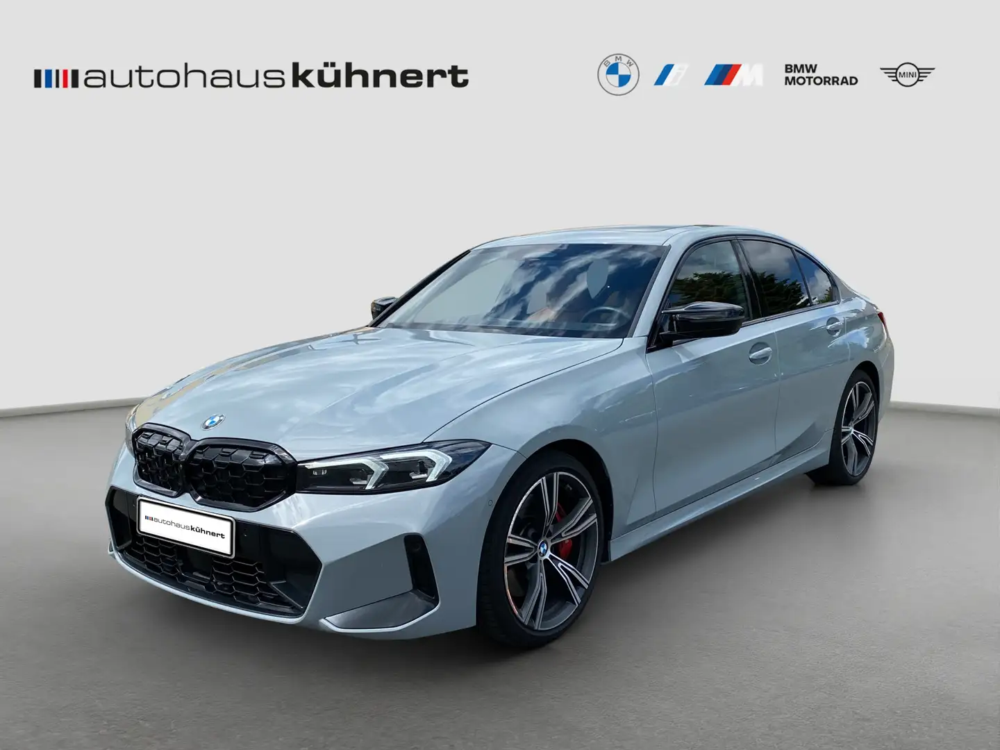 BMW 340 Md xDrive Lim. AHK/Dach/DA Prof/HeadUp/Leder Grau - 1