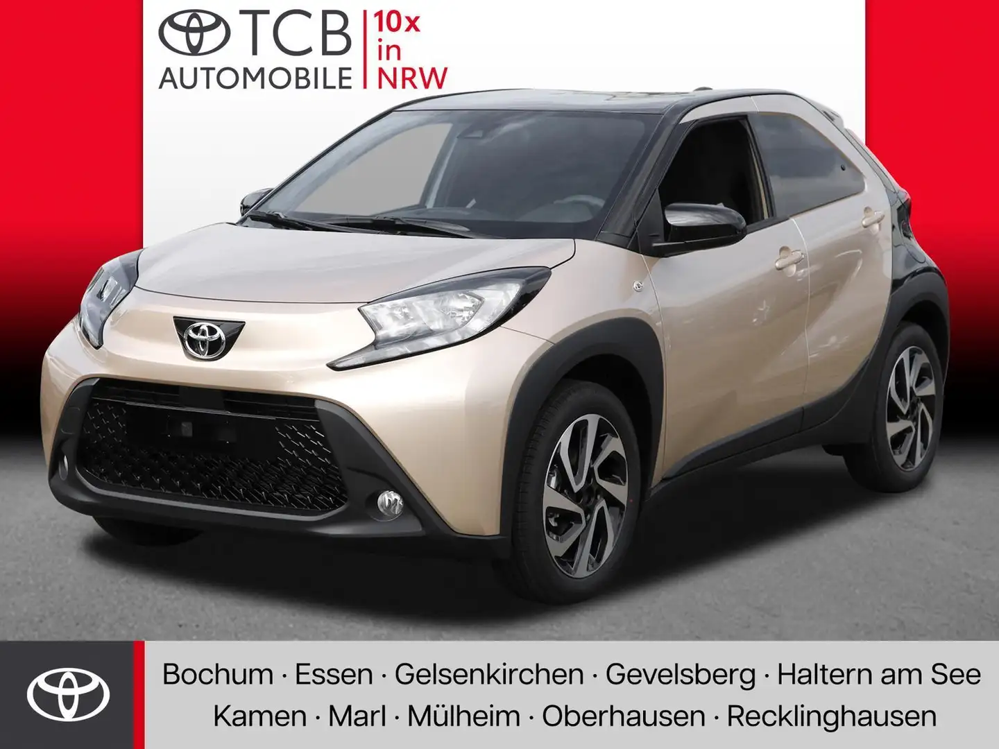 Toyota Aygo X Teamplayer 1.0 Kamera*Klima*LM*SHZ* Beige - 1