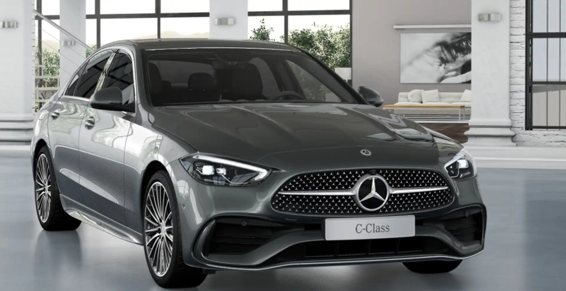 Mercedes-Benz C 200 d Grau - 2
