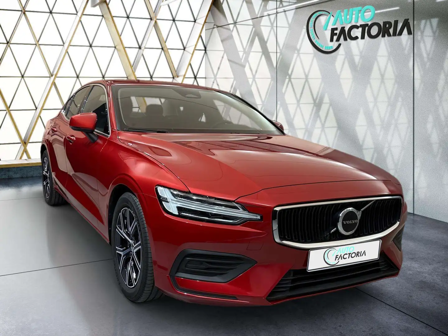 Volvo S60 -40% B4 MHEV 197cv BVA +GPS+CAM+LED+CLIM+Options Rouge - 2