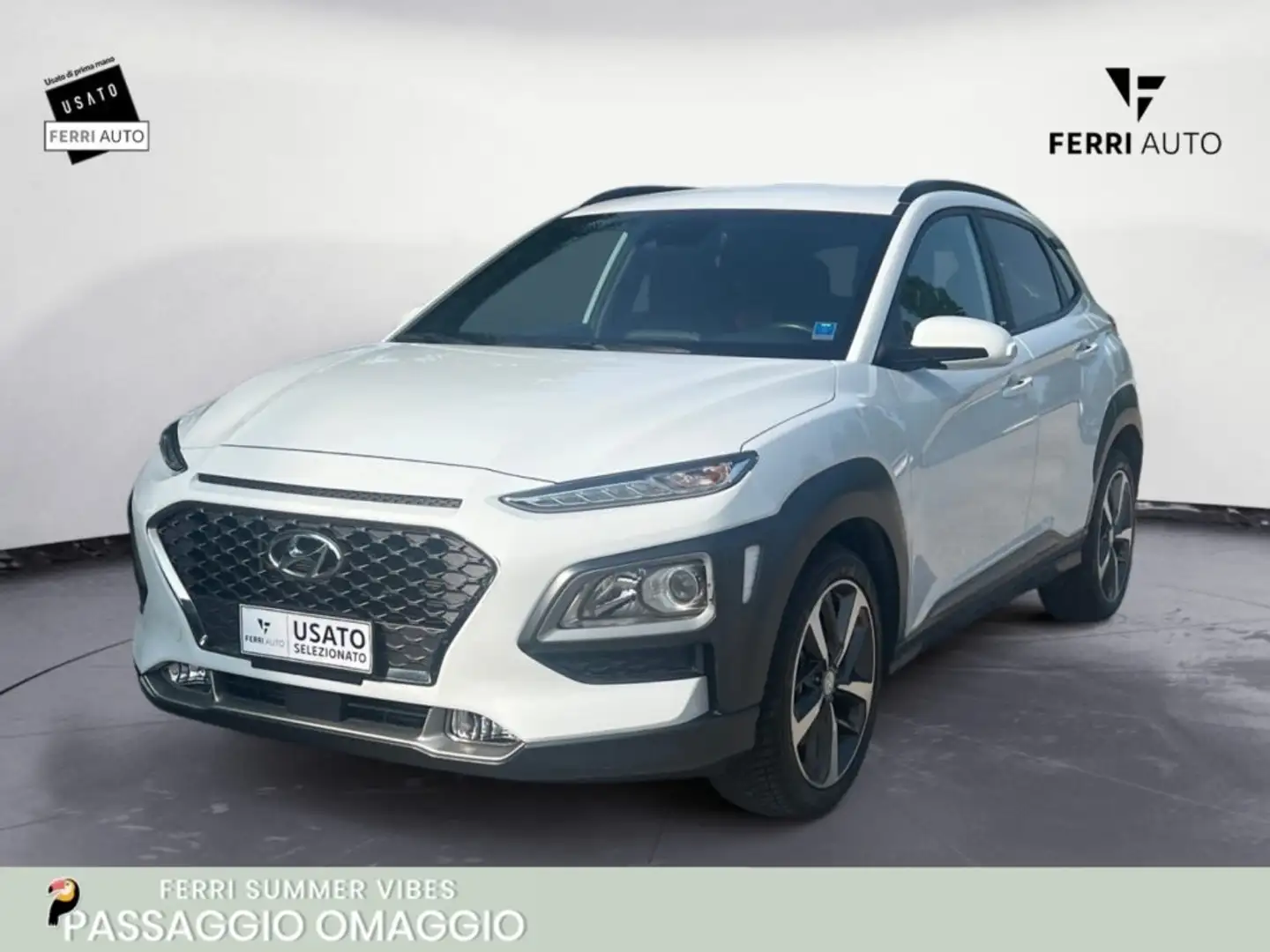 Hyundai KONA 1.6 T-GDI 4WD DCT XPossible Blanc - 1