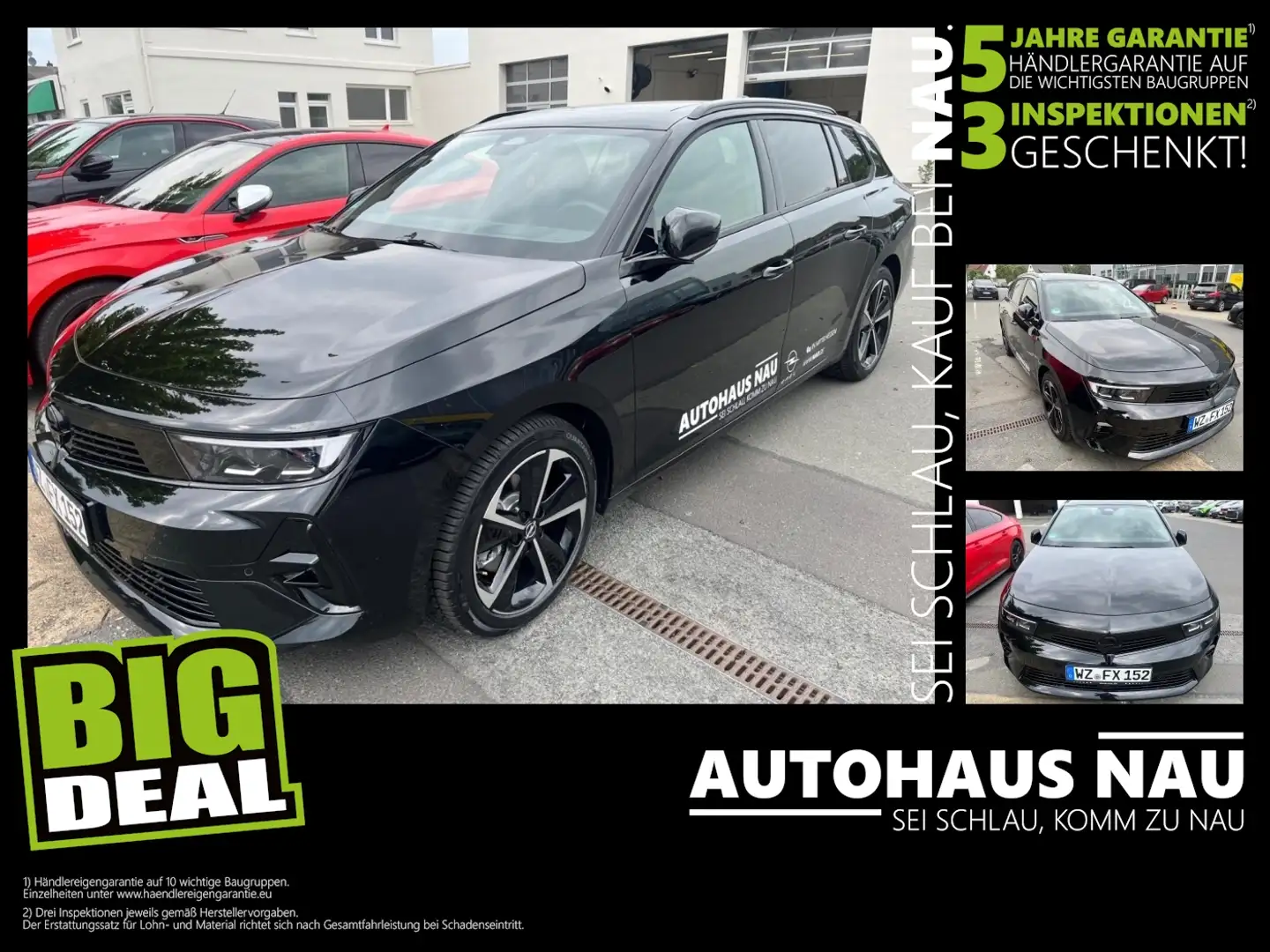 Opel Astra Sports Tourer 1.2 Turbo GS Line inkl. Inspektionsp Schwarz - 1