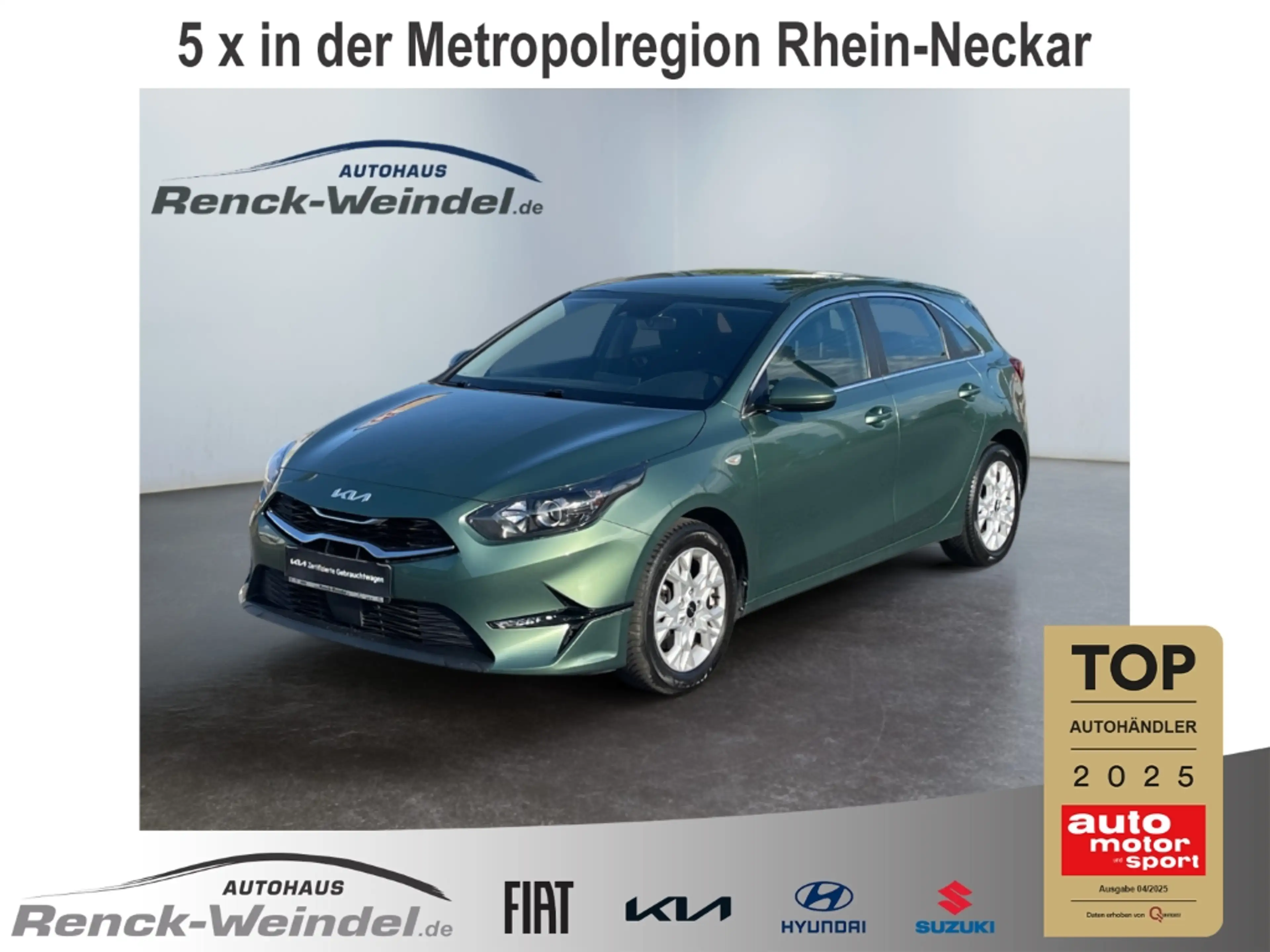 Kia Ceed / cee'd Vision 1.0T-Gdi Klimaautom PDC SHZ Temp Apple CarP