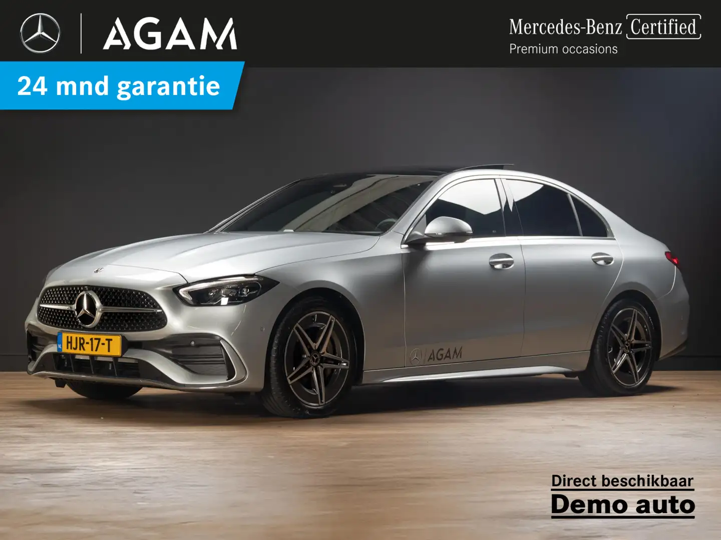Mercedes-Benz C 180 Limousine Star Edition AMG Line Grijs - 1