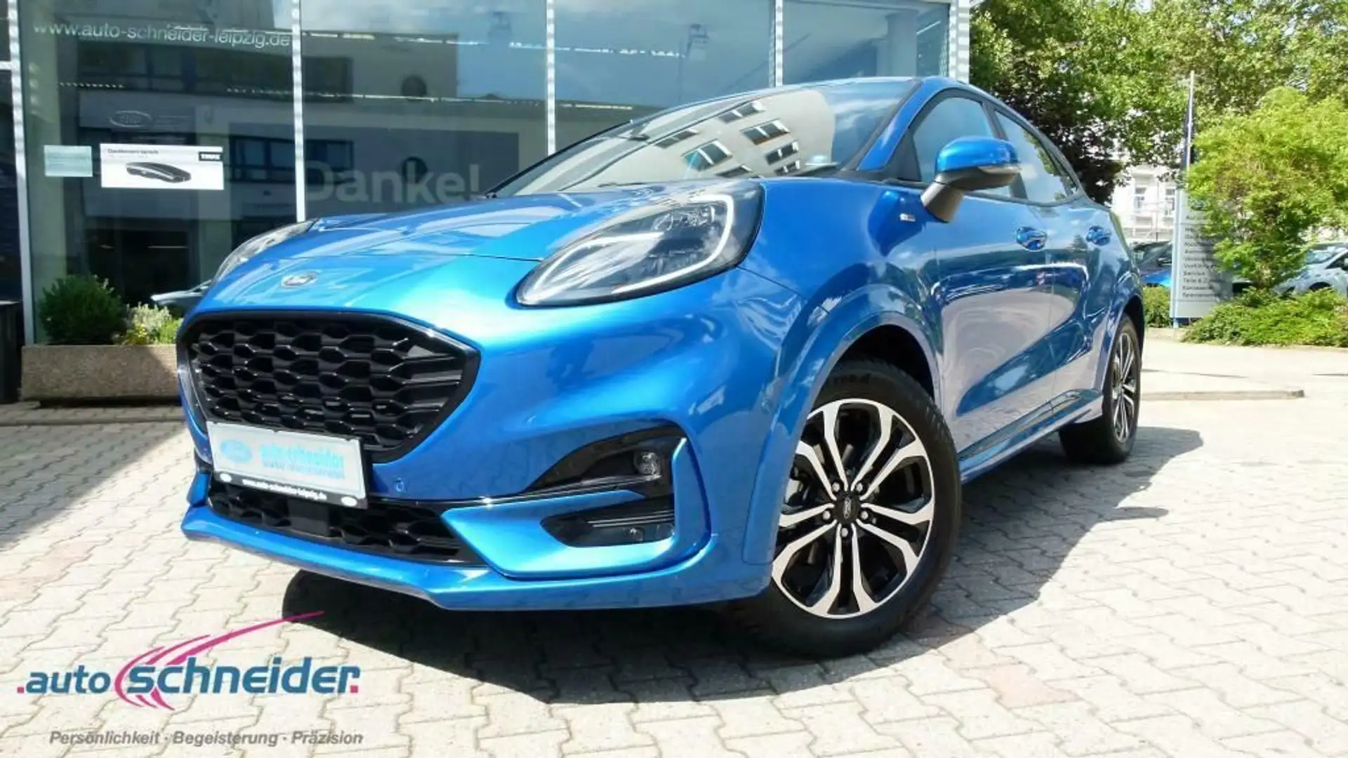 Ford Puma 1.0 EcoBoost Mild Hybrid ST-Line *NAVI Blau - 2