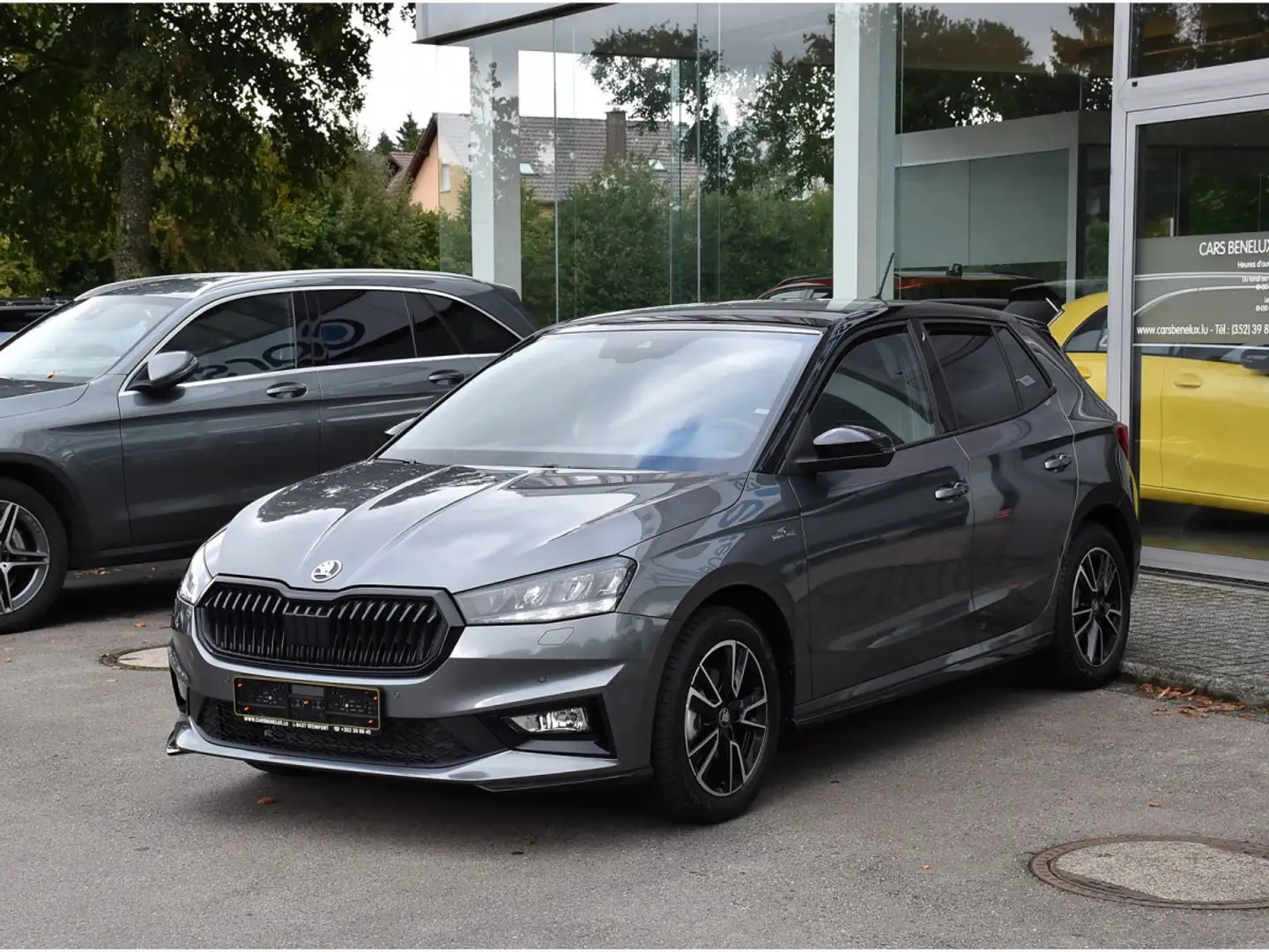 Skoda Fabia 1.0 TSI Monte Carlo DSG ACC TRAVEL CAM KESSY NEUVE Gris - 2