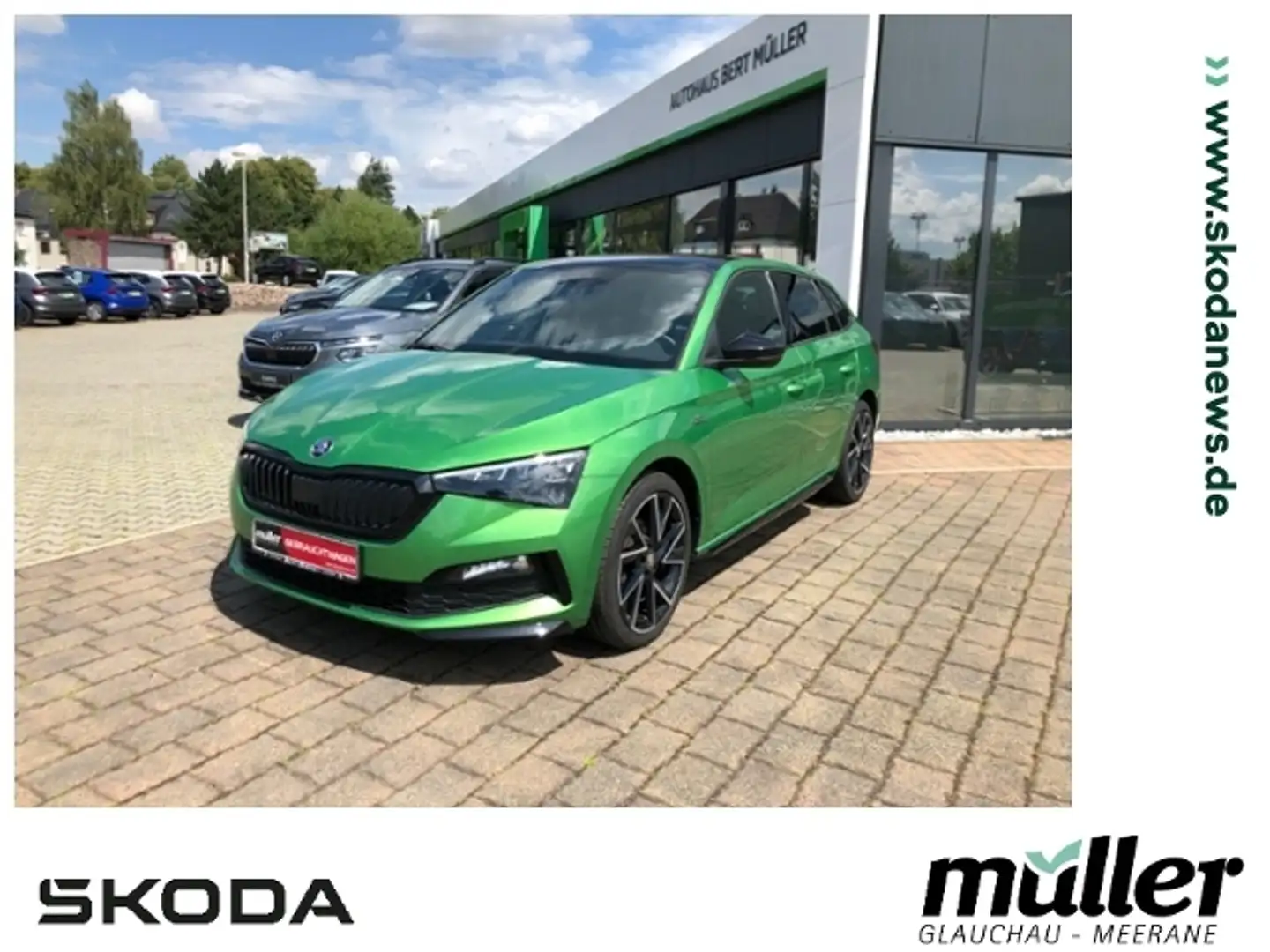 Skoda Scala Monte Carlo 1.5 TSI LED PDC SmartLink Zielony - 1