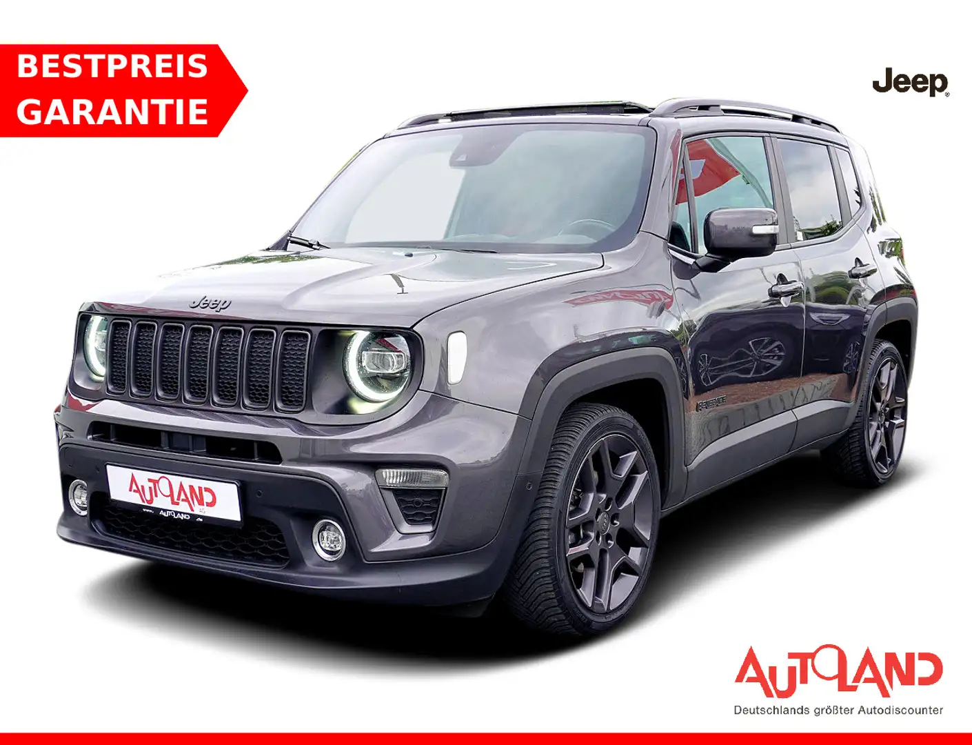 Jeep Renegade 1.3 T-GDI S LED Navi ACC Schiebedach Grau - 1