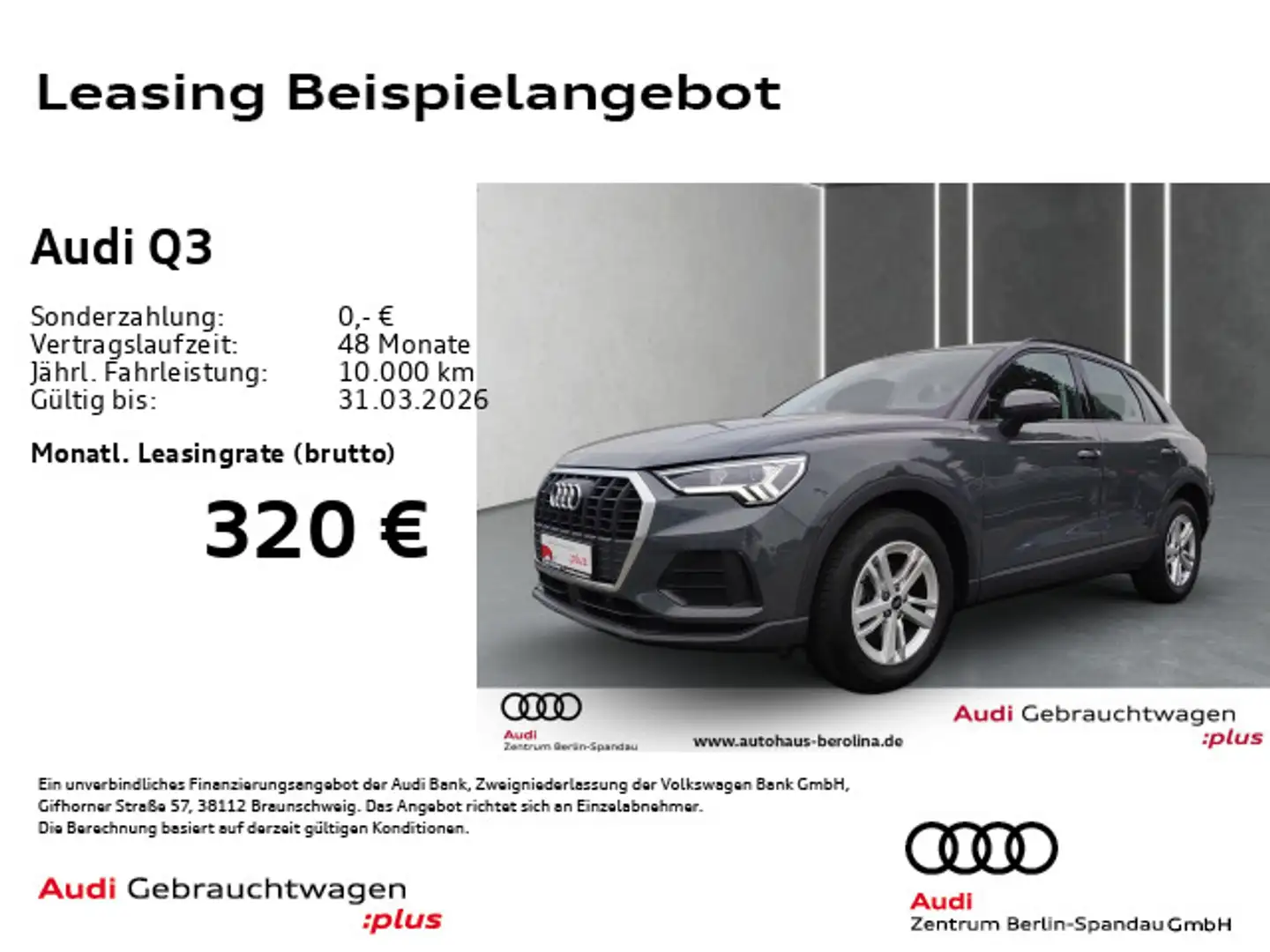 Audi Q3 35 TFSI *ACC*NAV+*LED*R-CAM*Virt.C+*SHZ* Grau - 1