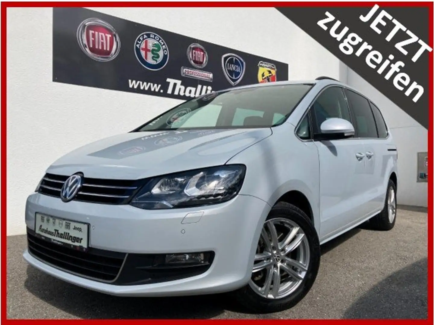 Volkswagen Sharan Business 2,0 TDI DSG **7-SITZER+AHV** Silber - 1