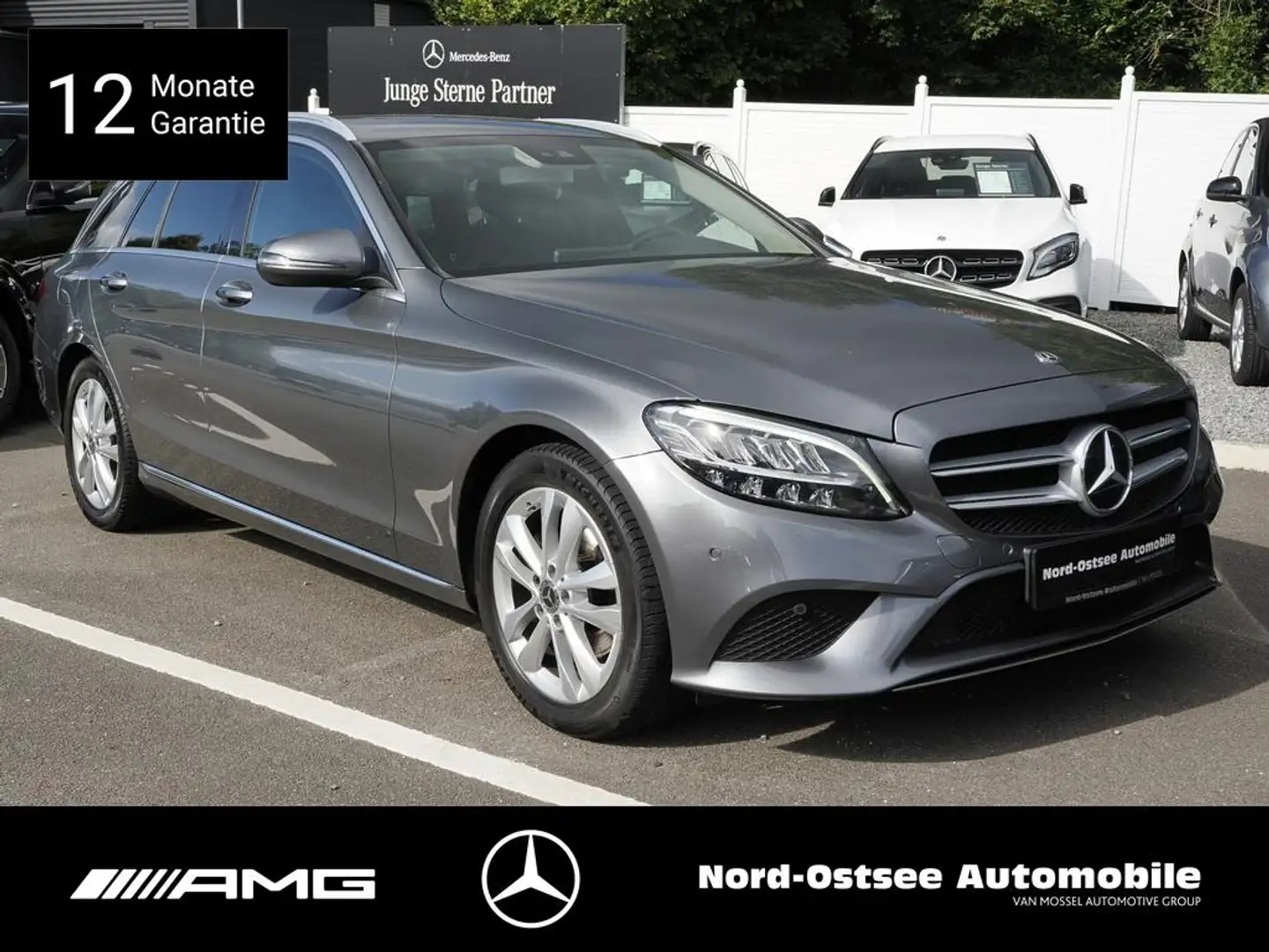 Mercedes-Benz C 200 T AVANTGARDE DISTRONIC LED KAMERA SPUR SHZ Grijs - 1