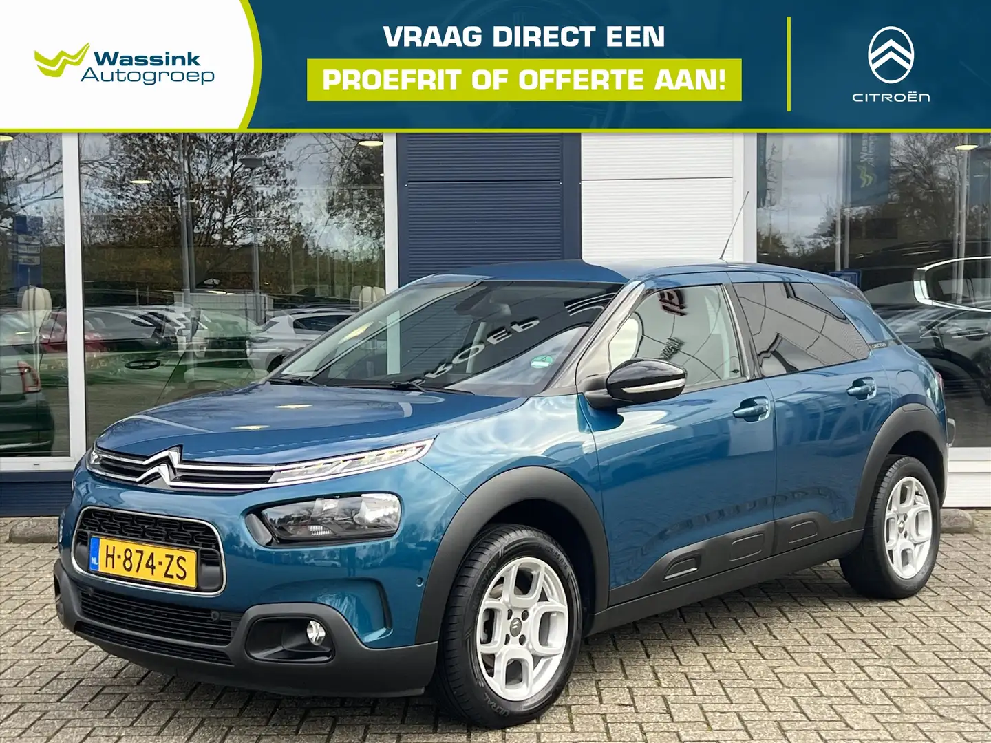 Citroen C4 Cactus 110pk Feel | Pack Relax | Climate control | Cruise Modrá - 1