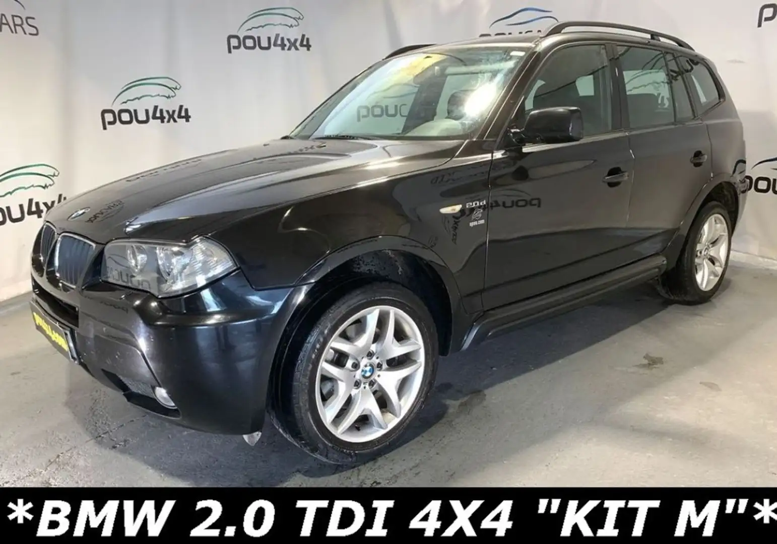 BMW X3 2.0d Zwart - 1
