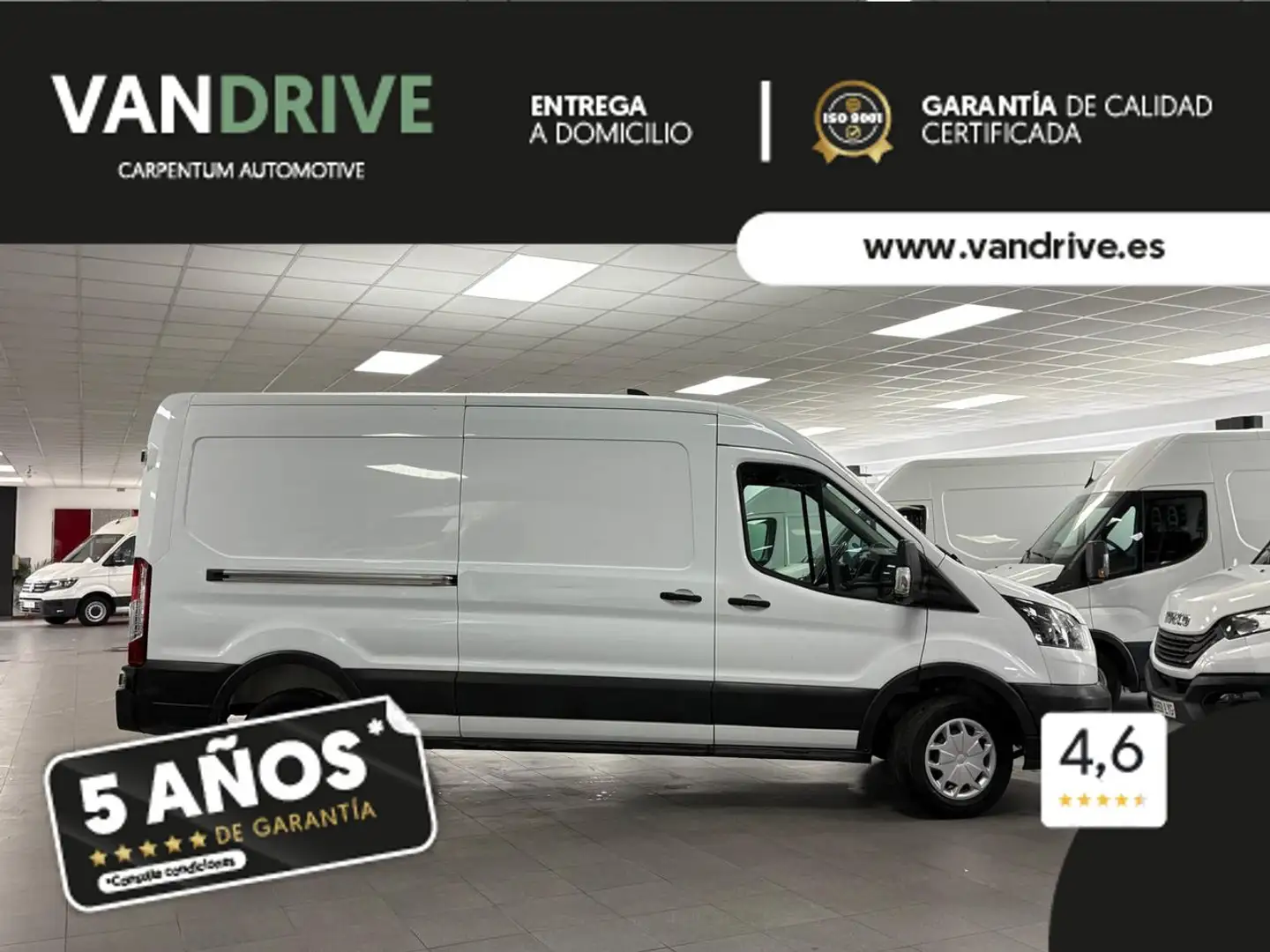 Ford Transit FT 350 L2 Van Trend 130 Blanc - 2