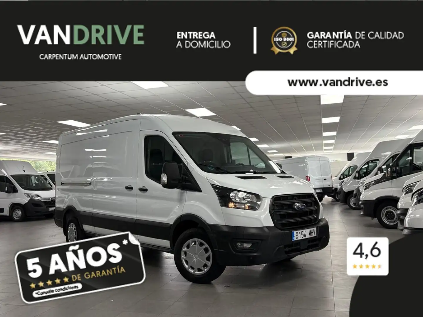 Ford Transit FT 350 L2 Van Trend 130 Blanc - 1