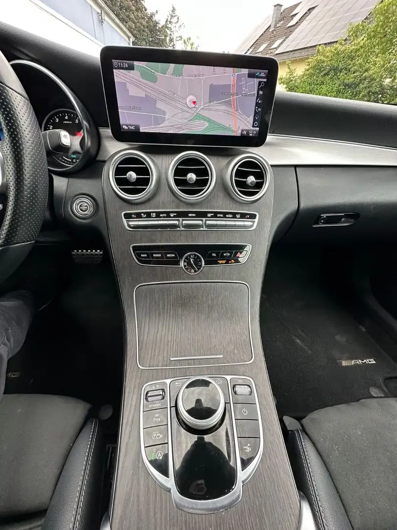 Mercedes-Benz C 200 CGI Coupe AMG Hybrid    Netto=25000.-euro Silber - 2
