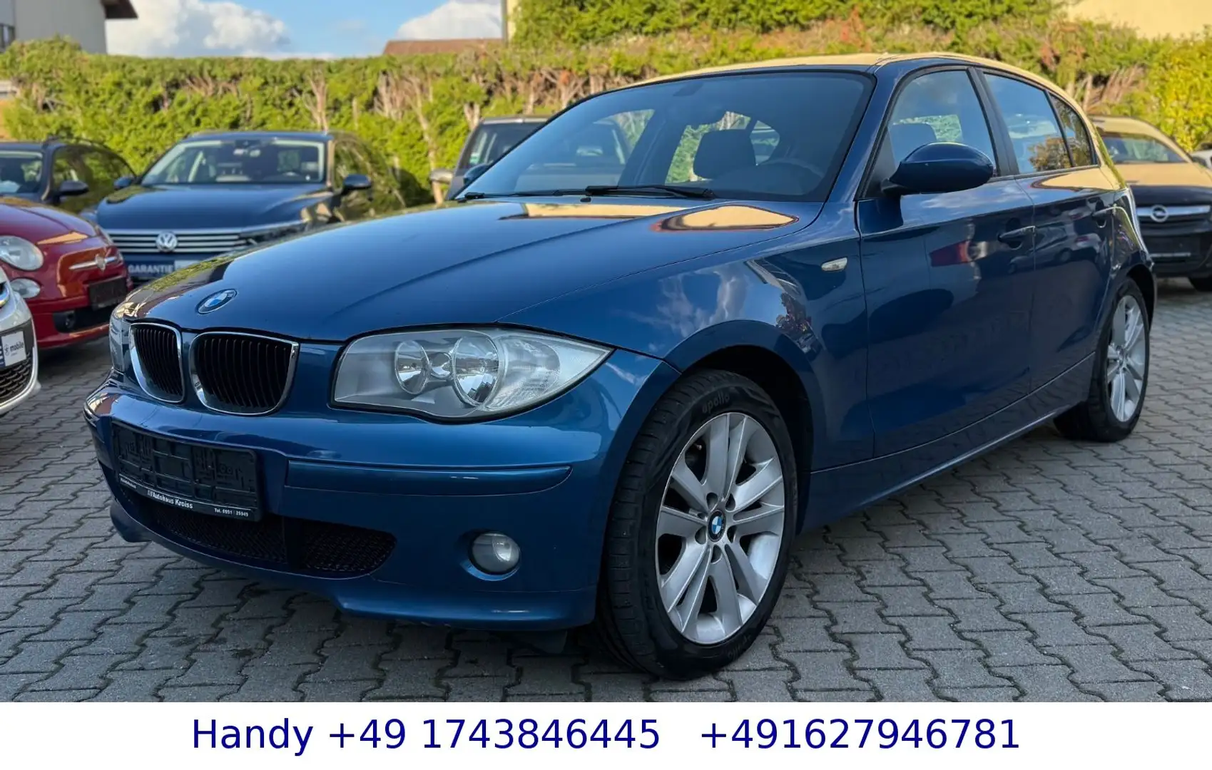 BMW 116 1er Lim. 116i/TÜV AU 11.2026/PDC/Steuerkette NEU Blau - 1