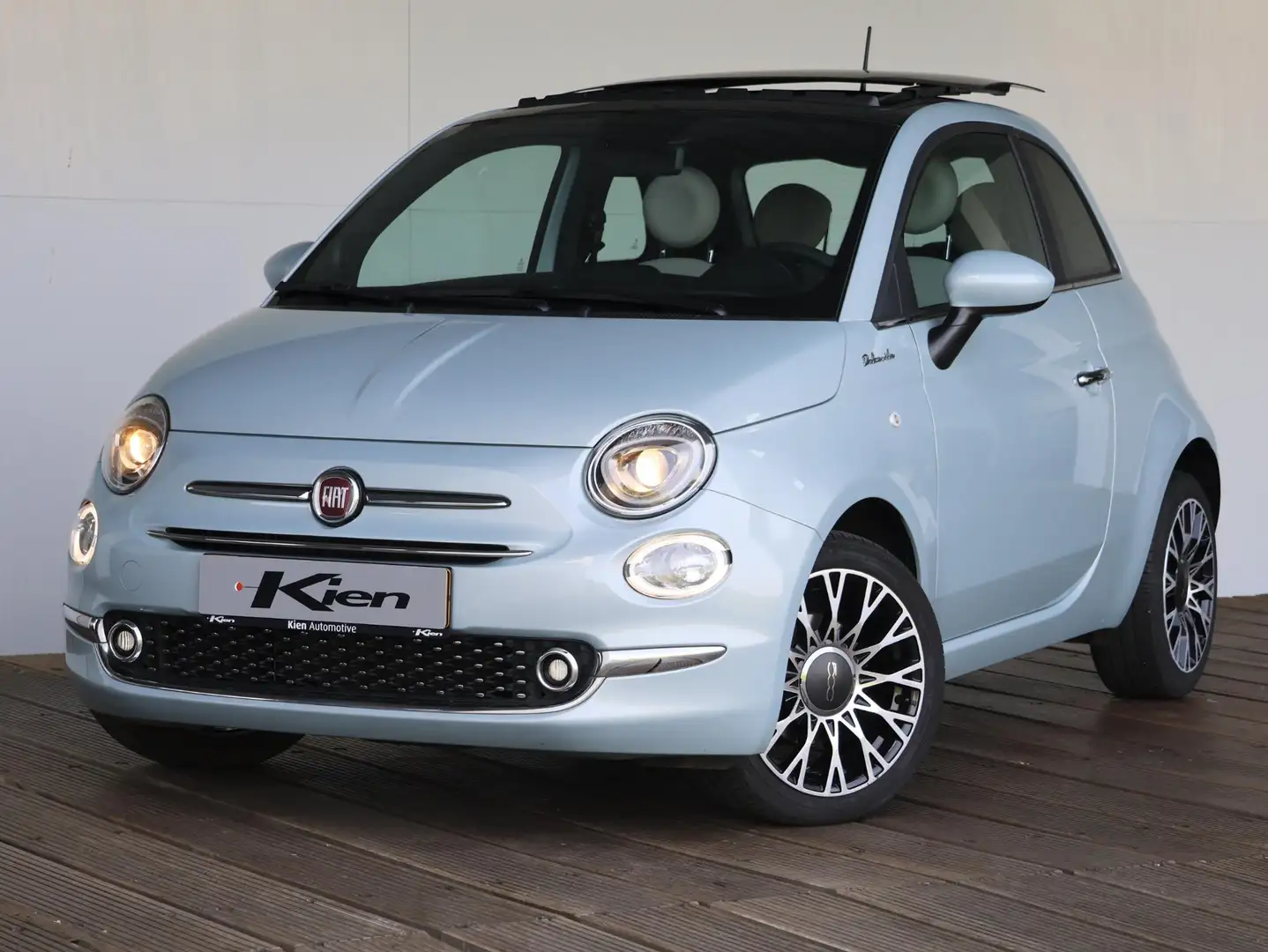 Fiat 500 1.0 Hybrid Dolcevita | Schuif/kantel Dak | Navi | Groen - 2