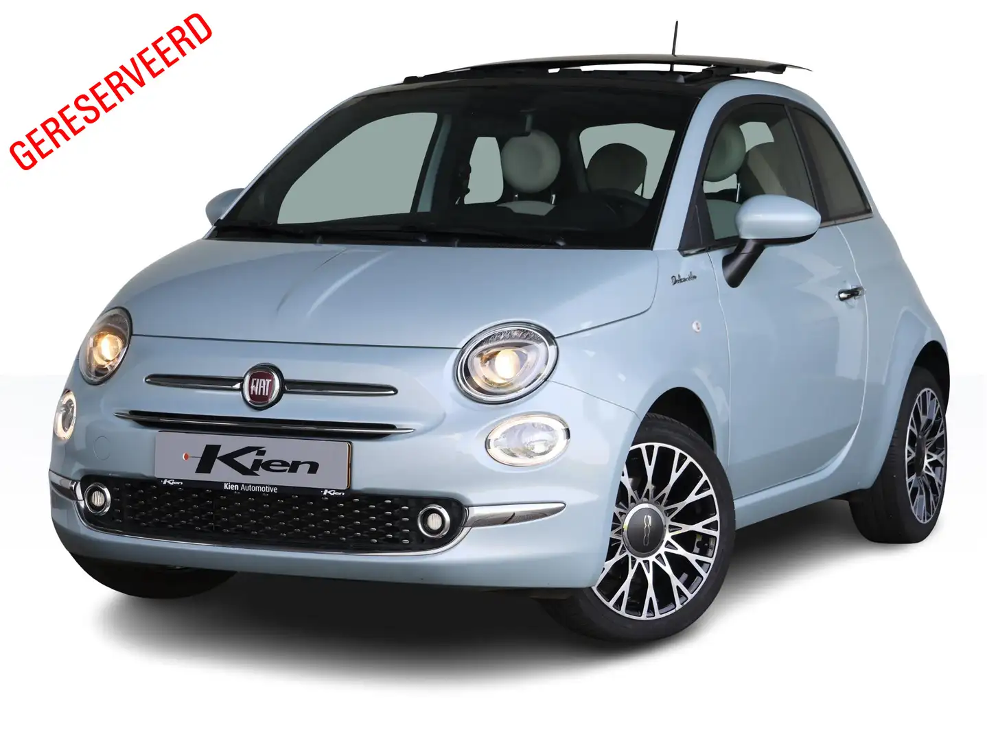 Fiat 500 1.0 Hybrid Dolcevita | Schuif/kantel Dak | Navi | Groen - 1