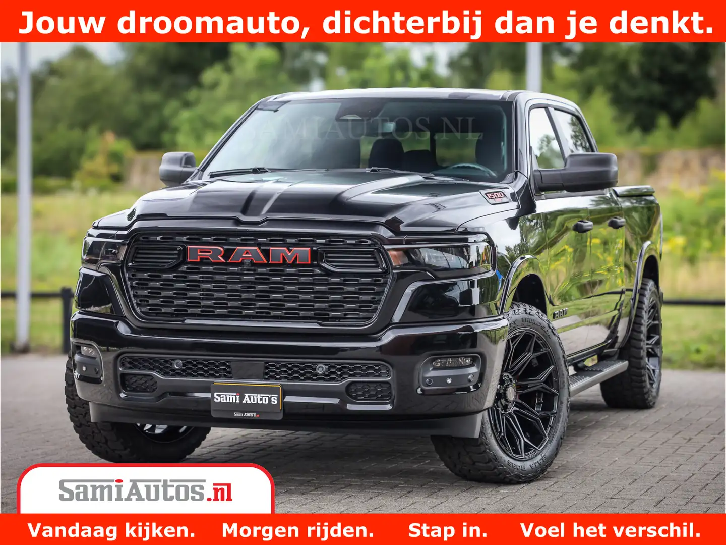 Dodge RAM TradesMan 6 Persoons Uitvoering | 420Pk 636Nm | Pi Zwart - 1
